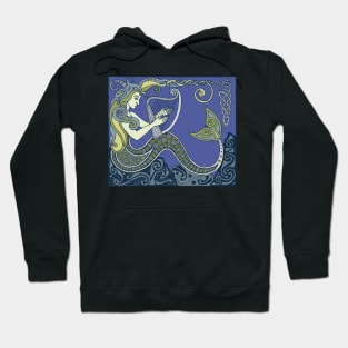 Mermaid Harpist Hoodie